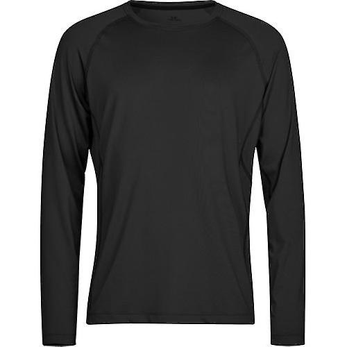 Tee Jays Mens CoolDry Long-Sleeved Crop T-Shirt