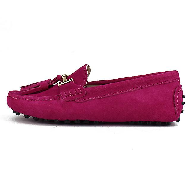 2023 100% echtes Leder Frauen Flats Neue Marke Handgemachte Frauen Lässige Lederschuhe Leder Mokassin Mode Dame Fahrschuhe