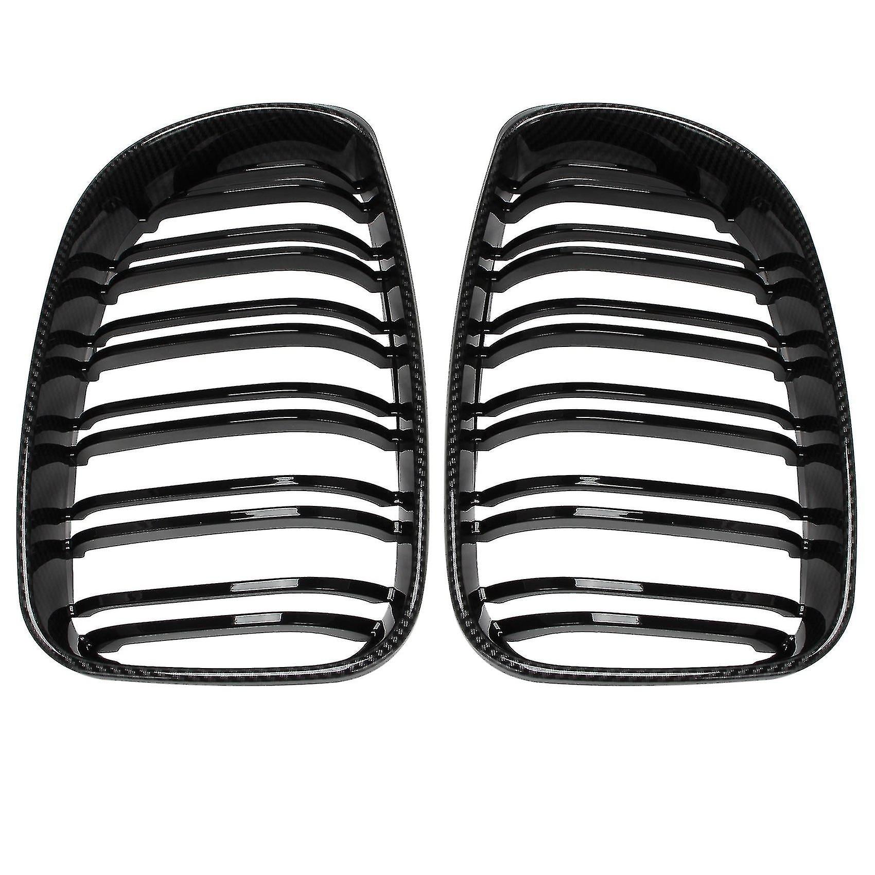 Front Bumper Kidney Grille Dual Line Mesh Grille For-bmw E81 E87 E82