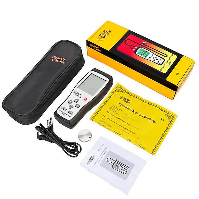 Smart Sensor As840 Digital Ultrasonic Thickness Gauge Sound Velocity Meter Metal Depth Tester 1.2-225mm With Lcd Display