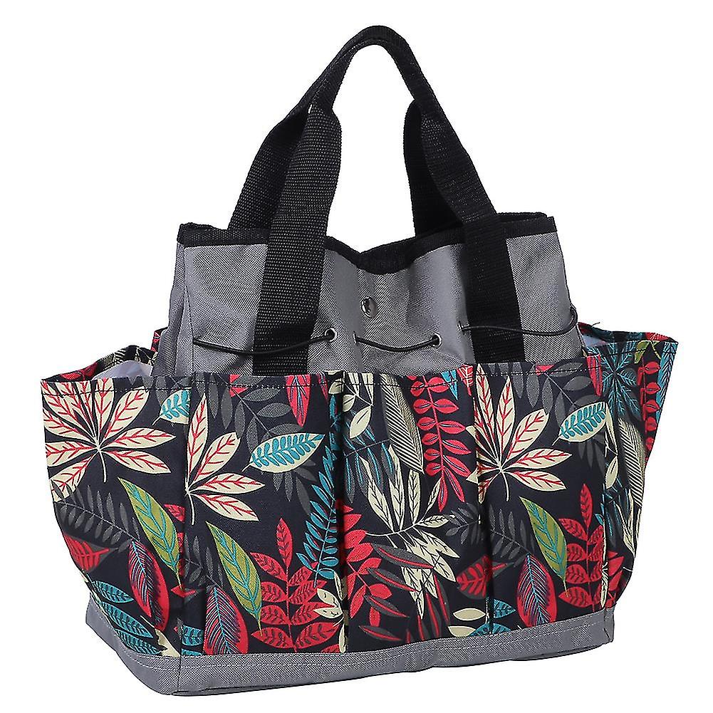 Multi Pocket Portable Garden Tool Bag 48.5x30cm 600D Polyester
