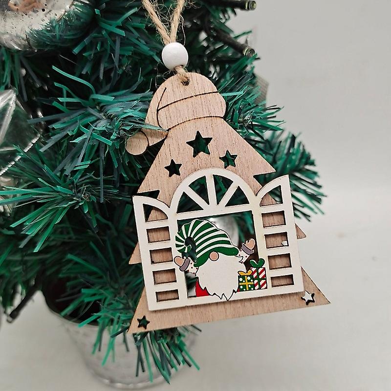 Christmas Open Window Santa Tree Decoration No.3