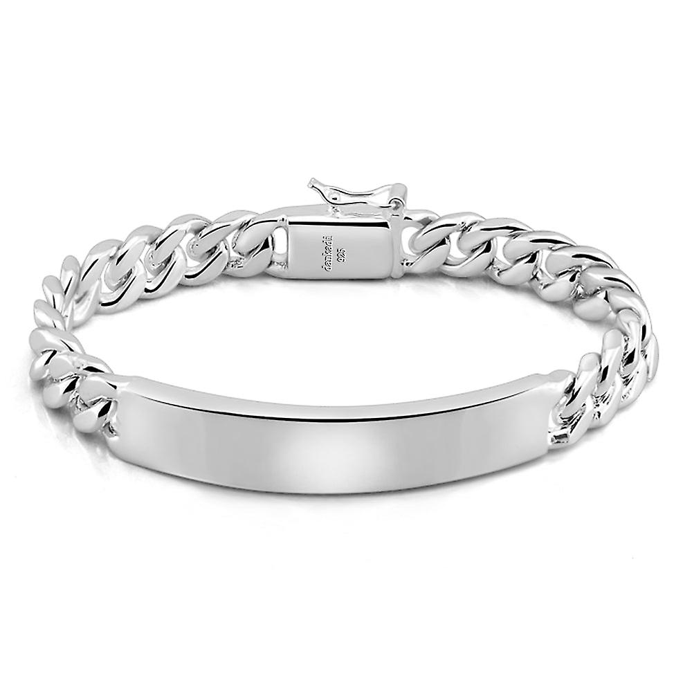 S925 Sterling Silver Handcrafted Platinum Bracelet