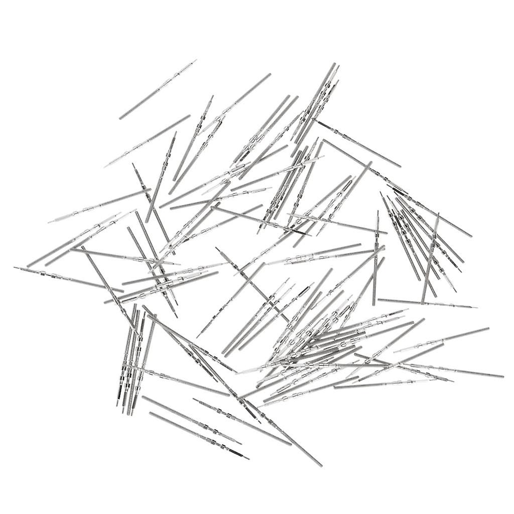 100 Pieces Set Silver Watch Winding Stem for Automatic Movements Tools 46941