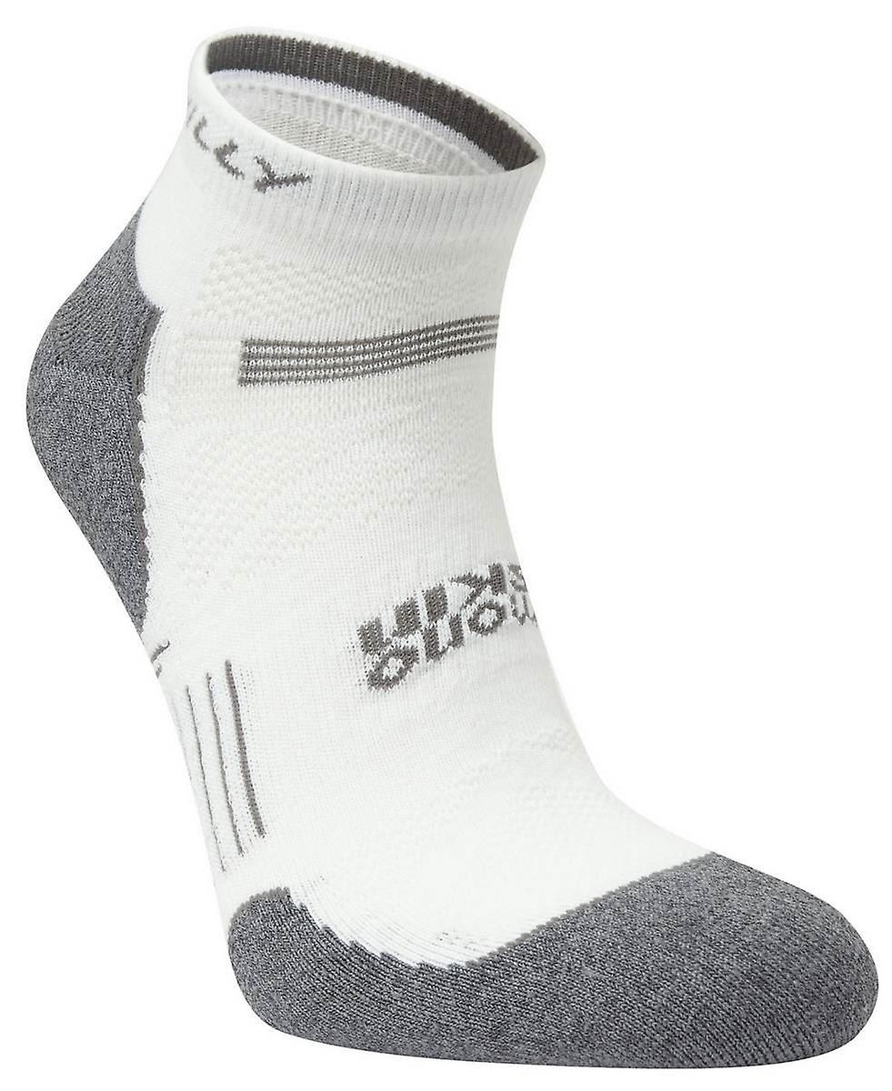 Hilly Supreme Quarter Socks - White/Grey Marl