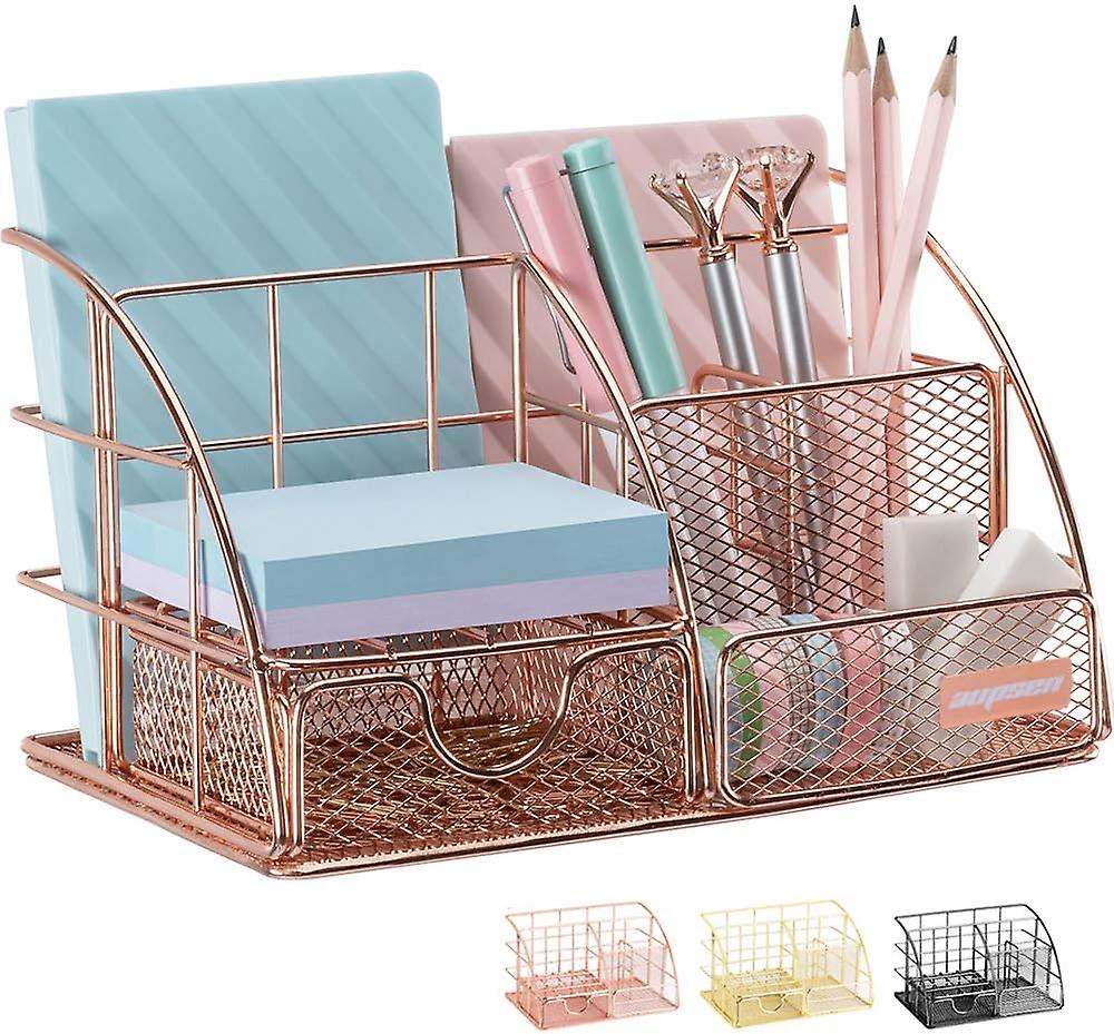 Desk Organizer, Mesh Organizer, 5 Compartments