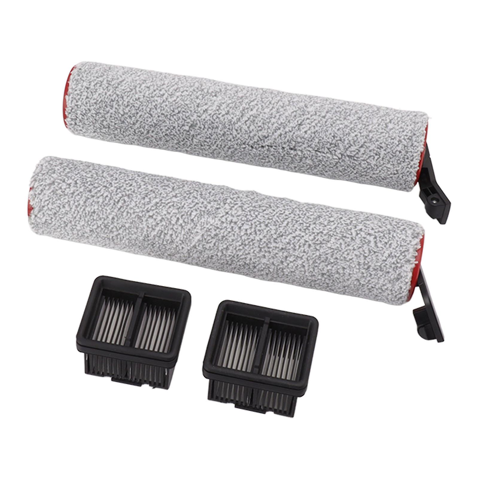 High Efficiency Particulate Air Filter 2 Set Replacement Main Roller Brush High Efficiency Filter for Dreame H13 M13 Wet Dry Vacuum Cleaner