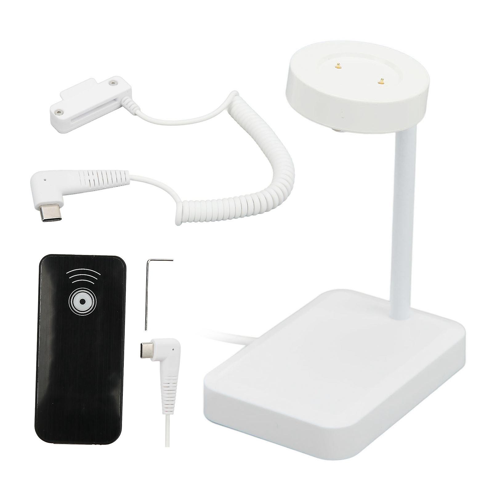 Stylish Anti-Theft Watch Display Stand with 90dB Alarm and Magnetic Fast Charging