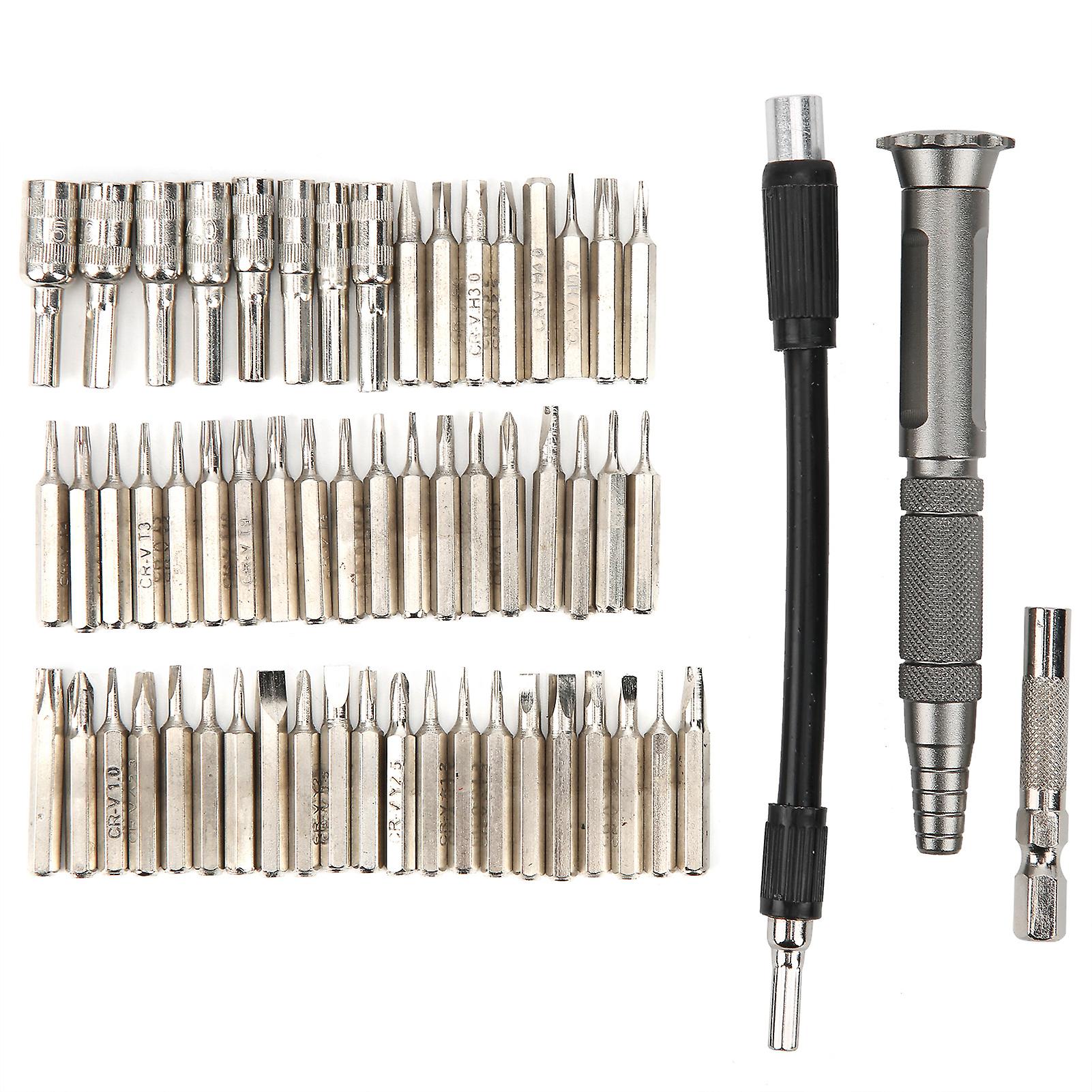 59-in-1 Screwdriver Set: Multipurpose Manual Hardware for Telecommunication, Phone & PC Repair