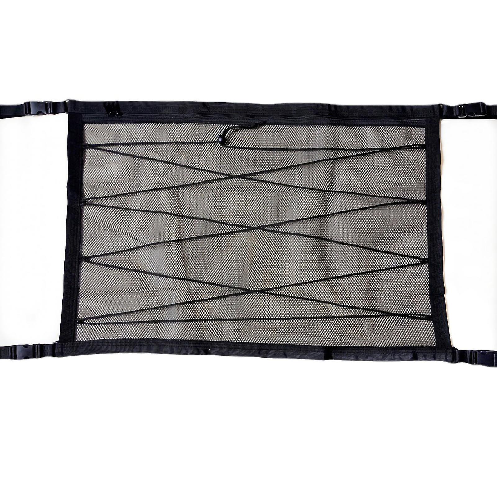 Double Layer Car Roof Net, Polyester Hanging Roof Bag, Interior Accessories with Drawstring 80 x 54 cm