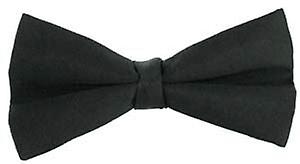 Michelsons of London Satin Silk Bow Tie - Black