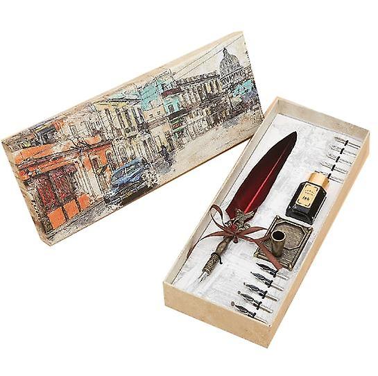 Retro Feather Pen Dip Pen Student Creative Gift Pen