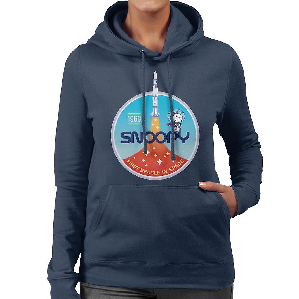 Peanuts Snoopy Rocket Take Off Women's Hooded Sweatshirt