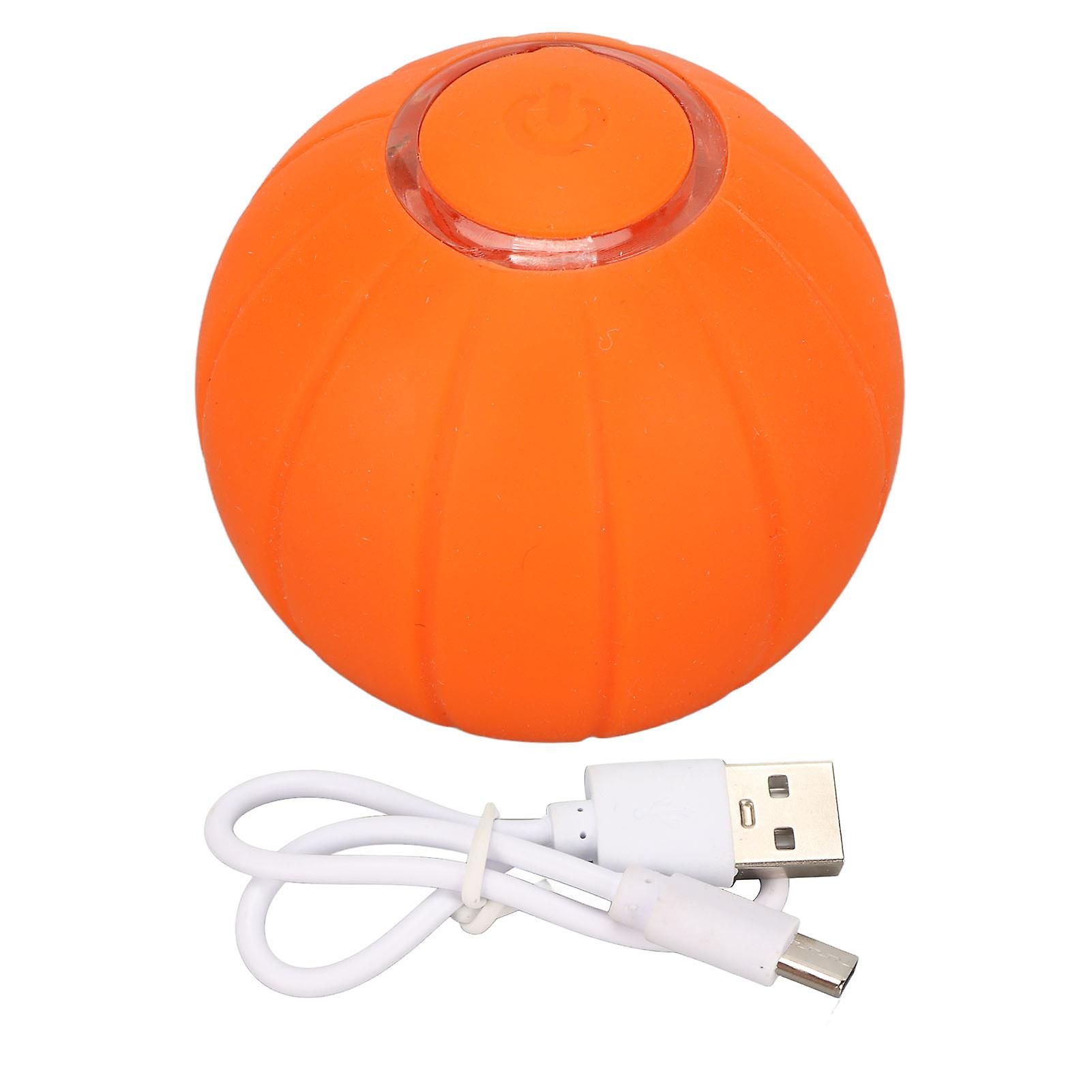 Smart Interactive Cat Ball Rechargeable Teeth Grinding Bite Resistant Automatic Rolling Kitten Toys