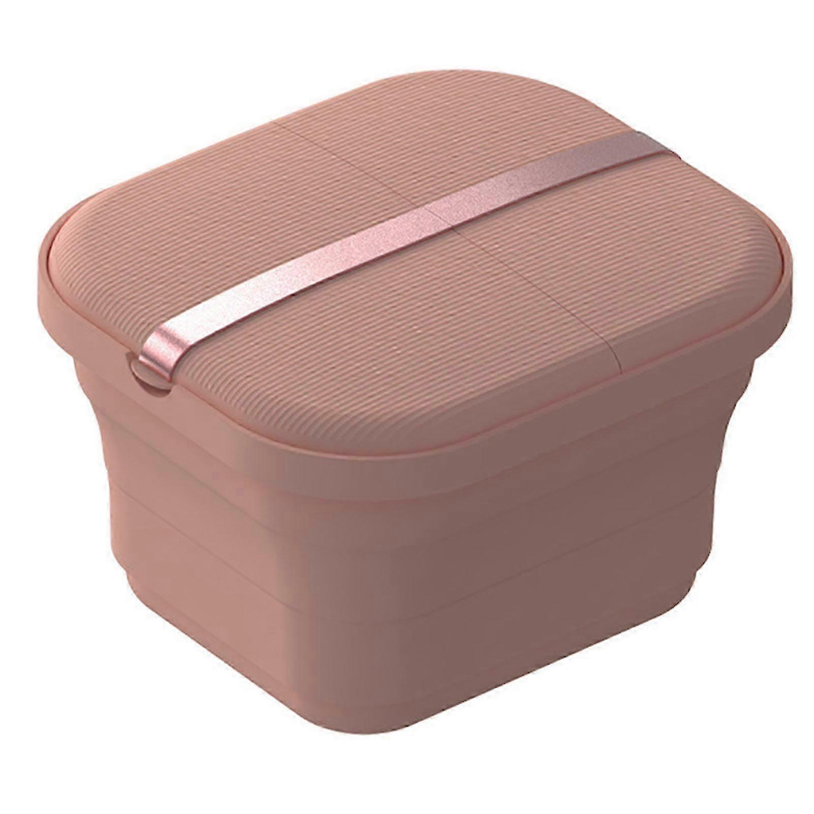 Foot Soaking Tub Foldable Feet Bath Basin Adjustable Temperature Surfing Function for Home