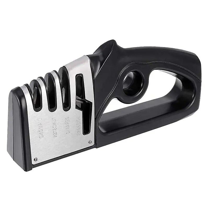 Four In One Quick Sharpener Handheld Multifunctional Knife Sharpening Tool Stainless Steel Blade Kitchenware