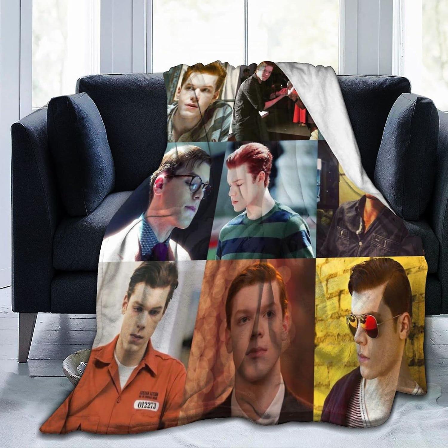 WO339 Throw Blanket Cozy Lightweight Warm Ultra-Soft Micro Fleece Blanket Cameron Ian Monaghan Sofa Blanket for Couch Bed Camping Travel Picnic Outdoo