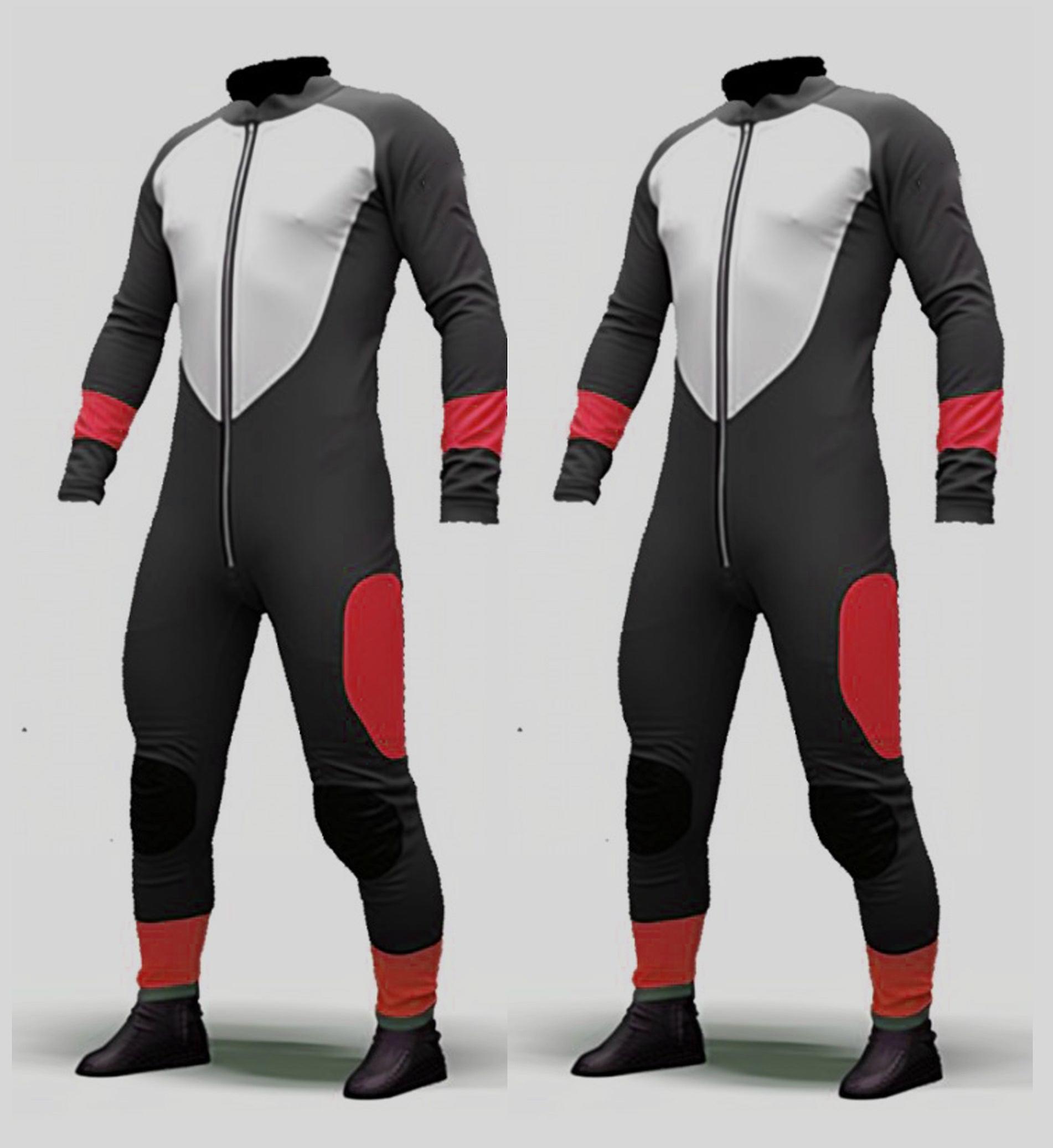 Combinaison de parachutisme gris Se-01