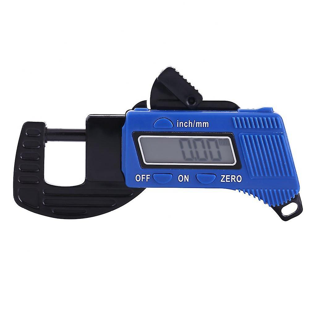 0-12mm Thickness Gauge Digital Display Large Lcd Screen, Measures With High Accuracy, Measuring Range:battery Not Included