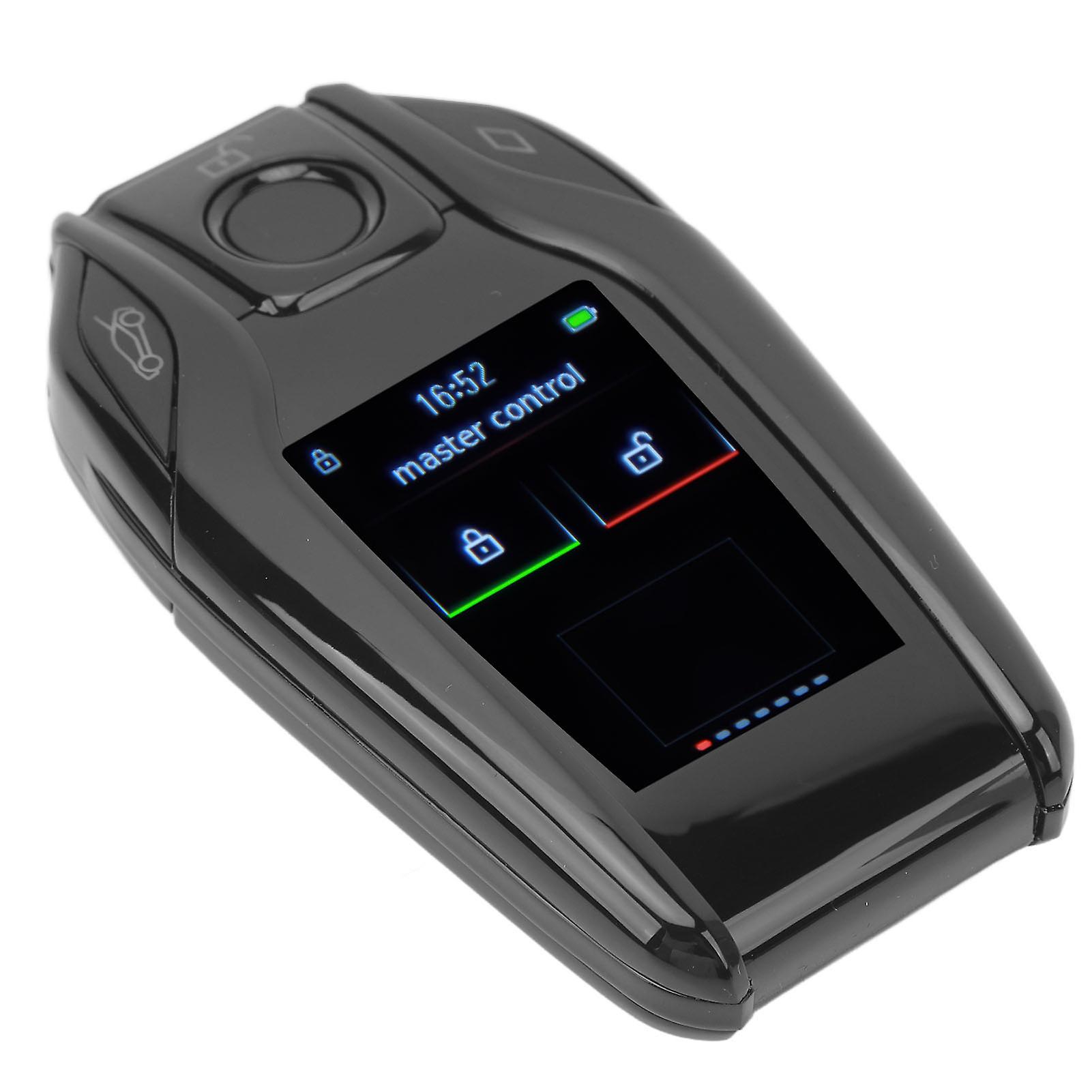 Smart Remote Car Key LCD Screen Anti Lost Automatic Lock Unlock Keyless Entry Auto Lock Key Fob for One Click Start Car 