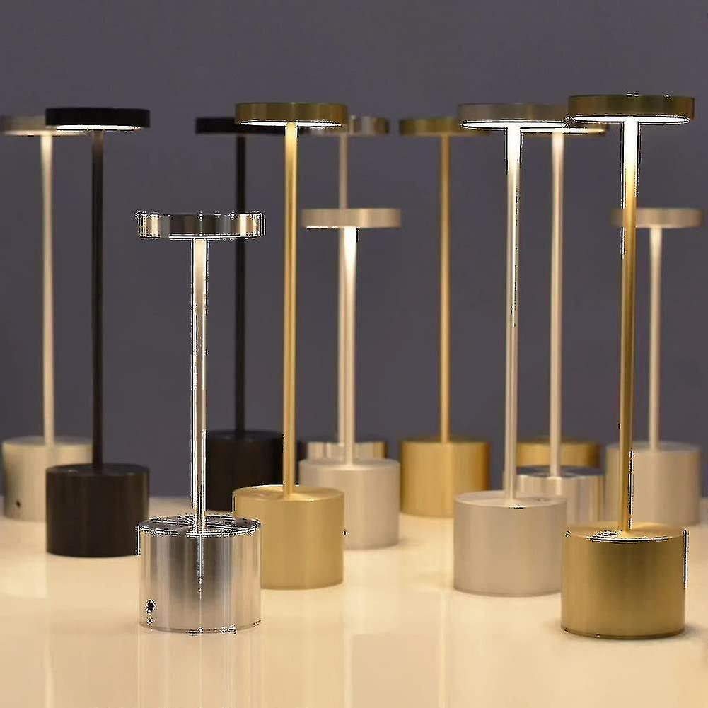 Cordless Desk Lamp Rechargeable, Battery Powered Table Lamp, 2-Level Dimmable Portable LED Desk Lamp