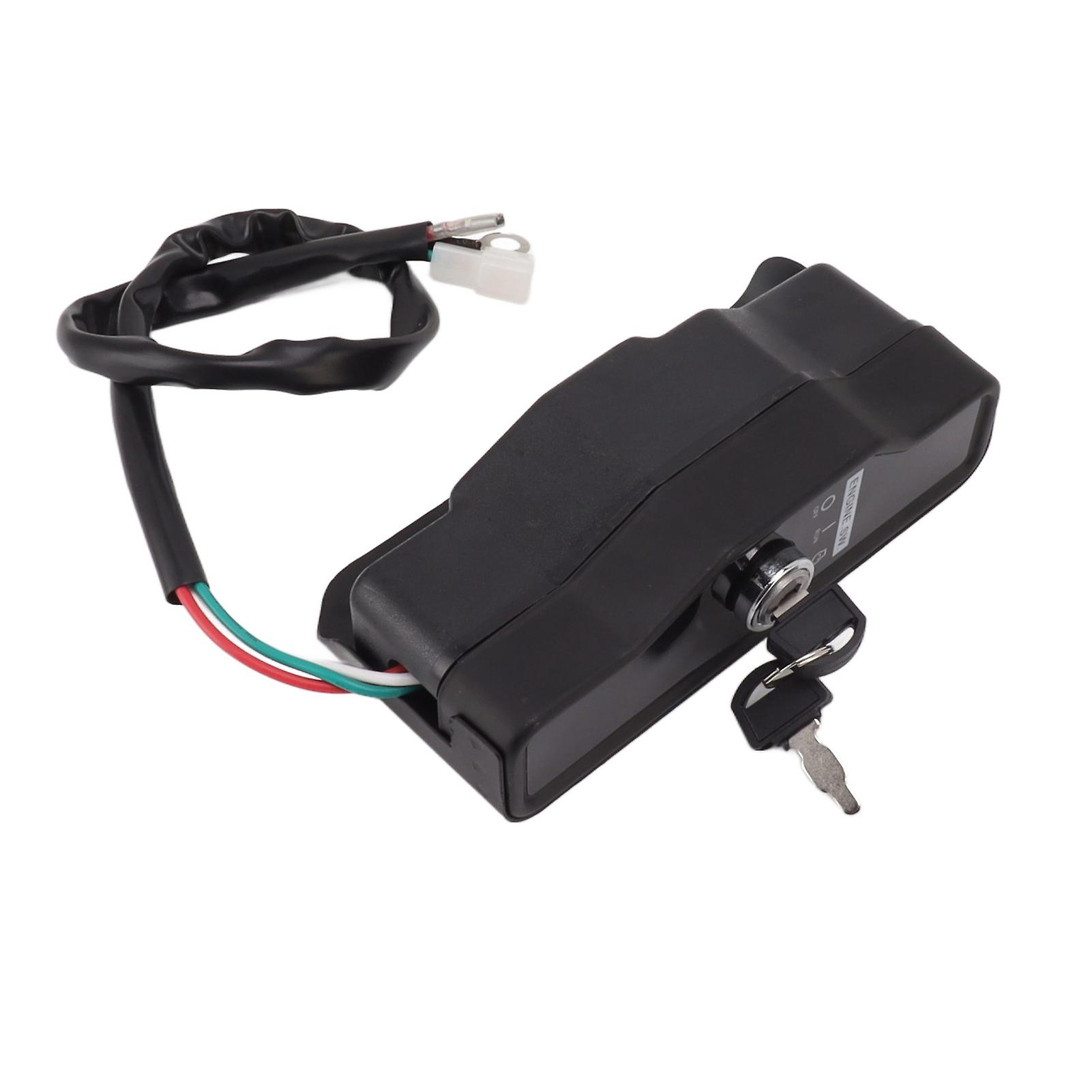 3 Wire Ignition Switch Box with Keys Garden Engine Lawn Mower Gasoline Generator Parts