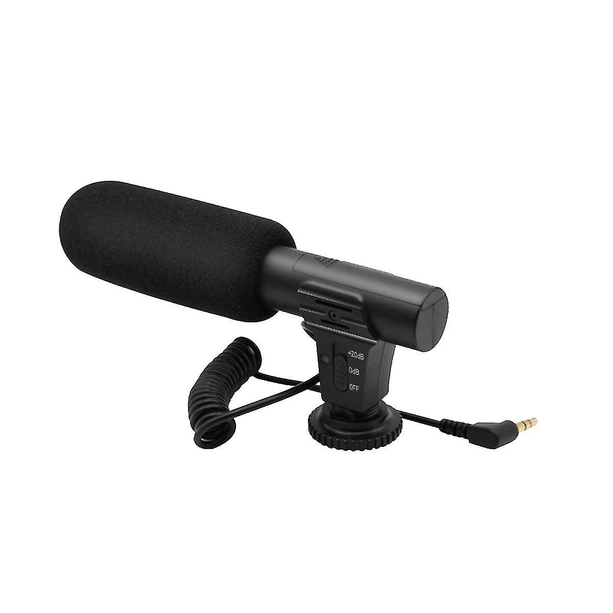 Camera Microphone Slr Camera Microphone Professional Photography Interview Microphone Noise Red