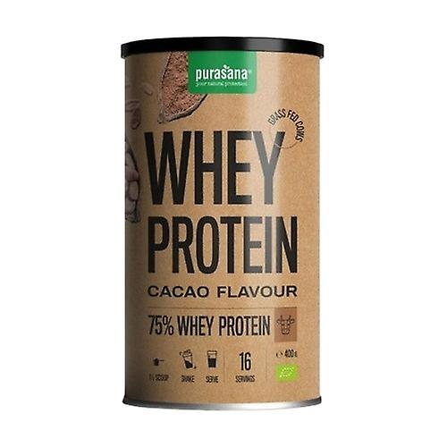 Cocoa flavored whey protein 400 g of powder (Cocoa)