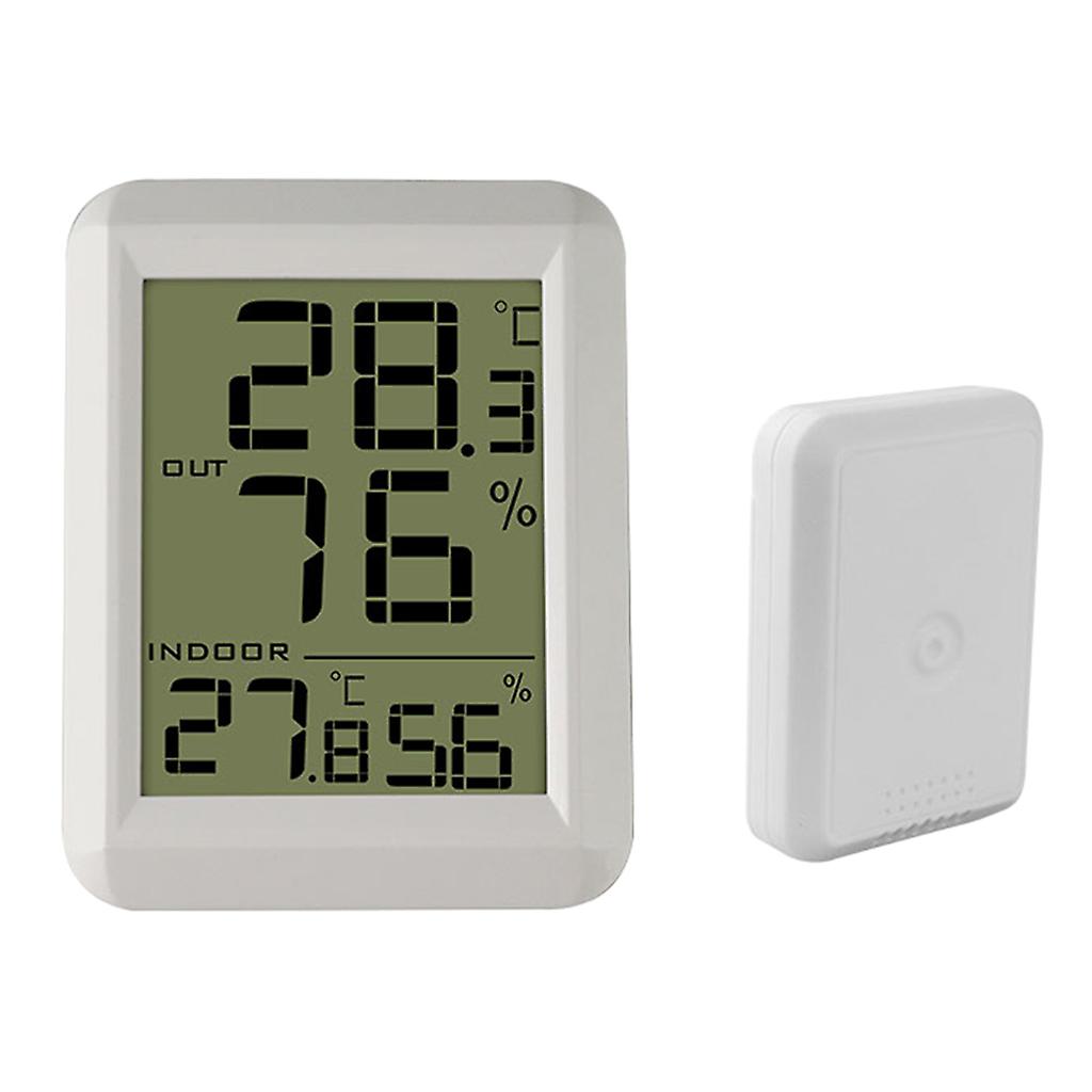 Digital Wireless Thermometer Hygrometer Temperature Humidity Meter LCD Display