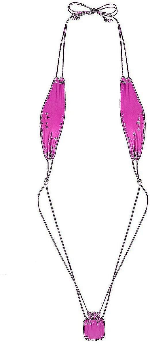 Damen Extreme Sling Shot Micro Mini Bikini String Dessous Monokini S