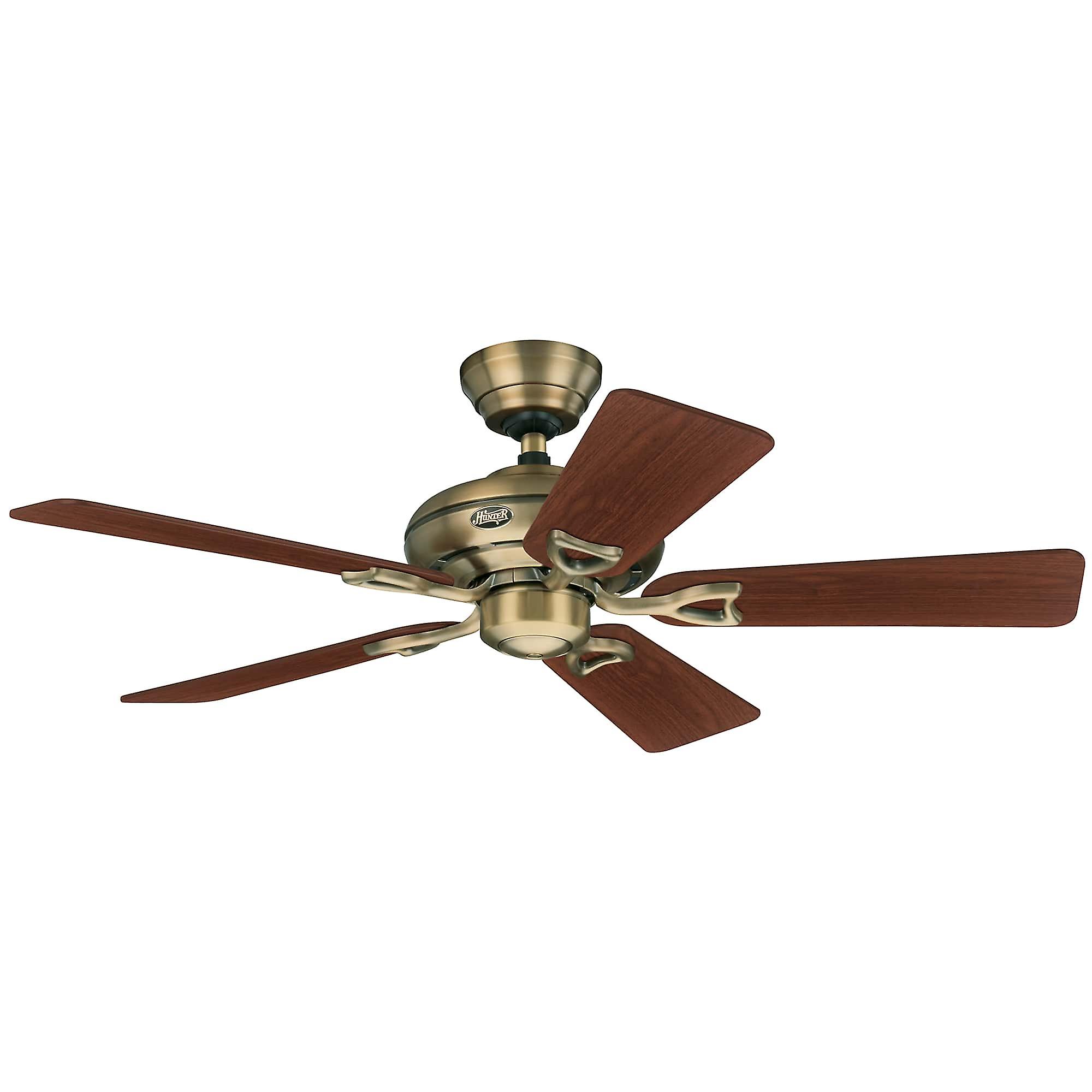 Deckenventilator Seville II 112 cm Messing mit Zugkette