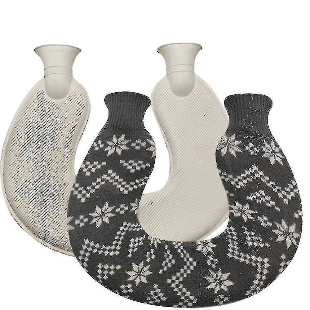 زجاجة ماء ساخن على شكل حرف U للرقبة والكتف، مطاط ساخن أكثر دفئا