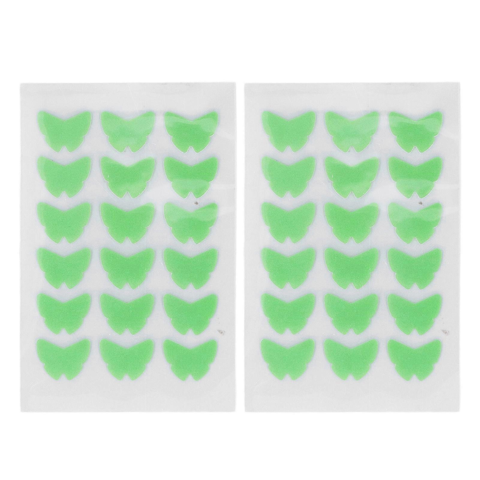 36 Pcs Pimple Patch Green Butterfly Shape Blemishes Sticker Fade Marks Isolate Pollution Hydrocolloid Pimple Cover