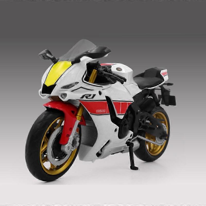 1:12 YZF-R1M合金レーシングオートバイモデルシミュレーションダイキャストメタルクロスカントリーオートバイモデルコレクションキッズギフトおもちゃオートバイ