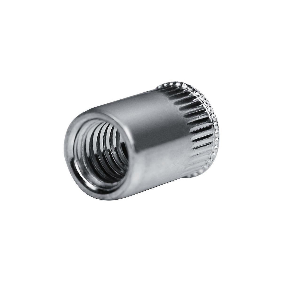 250 x Blind Rivet Nuts M 6 - Stainless steel V2A / A2 [ AISI 302 ]  (Ø x L) 8,9 mm x 16,5 mm - Small countersunk head Round end  open  - GO-NUT - 7550