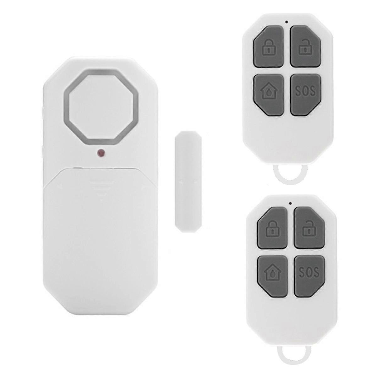 Wireless Door and Window Alarm140dB Sound and Light Alarm Multi-Function Alarm for Home Security Anti-Theft