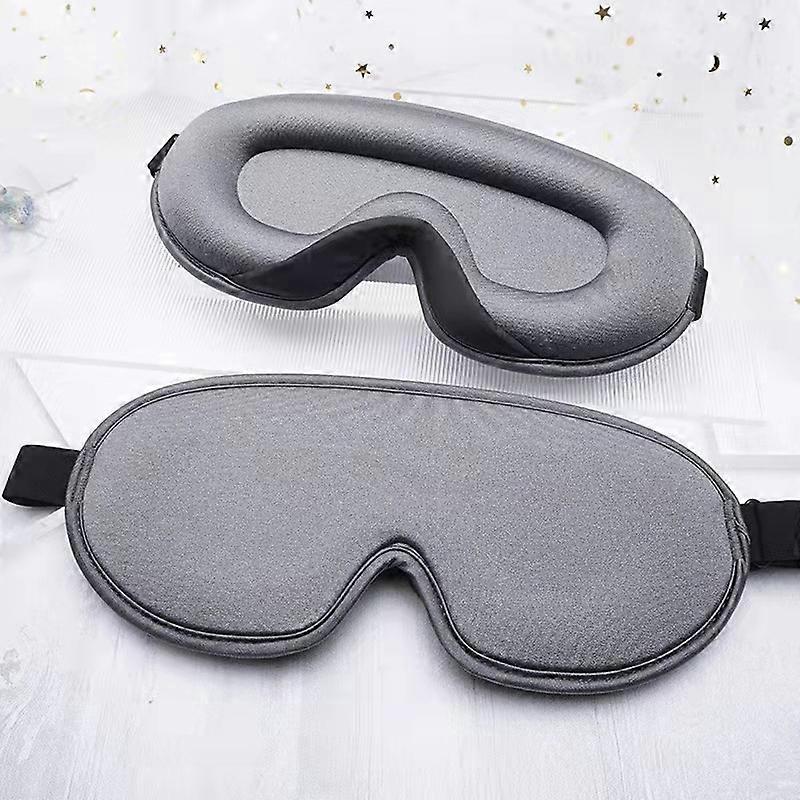3D Breathable Sleep Shading Eye Mask, Specification: Gray Gray
