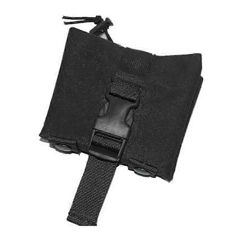 Folding Molle Tactical Magazine Dump Drop Pouch Hunting Military Airsoft Ammo EDC Tool Bag Foldable Utility Recovery Mag Holster