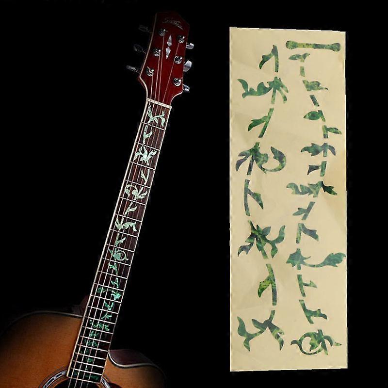 Neuer Baum des Lebens Akustikgitarre Gitarre Inlay Aufkleber Griffbrett Marker Aufkleber DIY