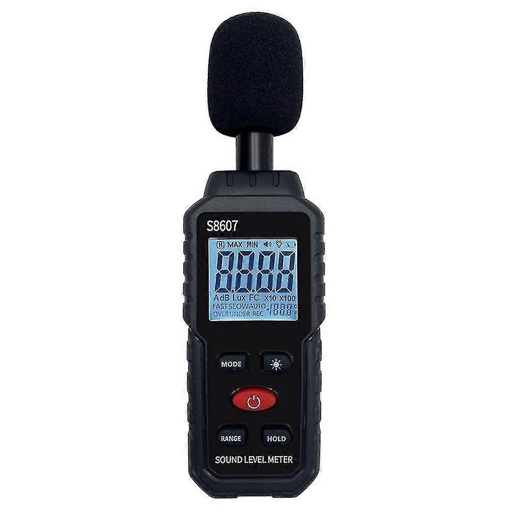 30-130dB Digital Display Noise Detector Handheld Sound Level Meter LCD Decibel Monitoring Device