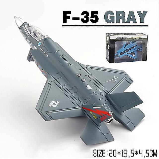F35/F22 Stealth μαχητικό μεταλλικό αεροπλάνο πρότυπο Diecast Mlitary παιχνίδια αεροσκάφη συλλογή για αγόρια παιδιά παιδιά παιχνίδια χόμπι δώρο