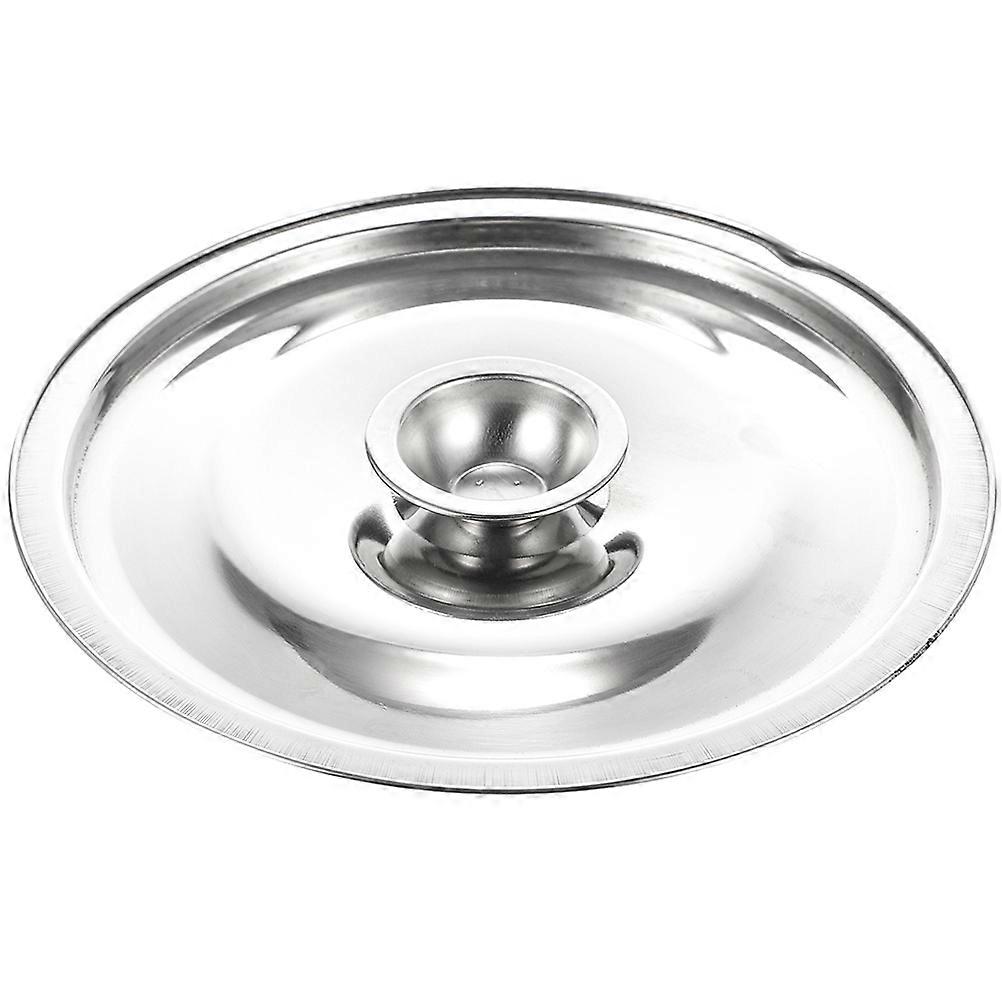 Glasdeckel, Metall-Ölglasabdeckung, Glaspfannendeckel, wiederverwendbare Abdeckung, Verbrühschutz, Topfabdeckung