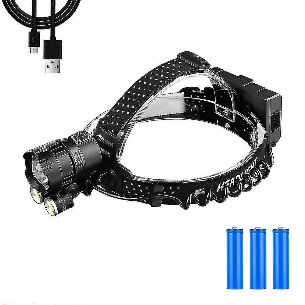 rechargeable headlamp cob headlamp led outdoor light