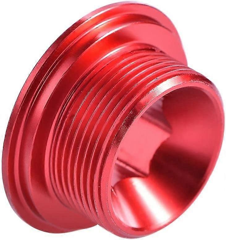 Mountain Bike Durable Aluminum Threaded Crank Arm Bolt Bracket  (red)