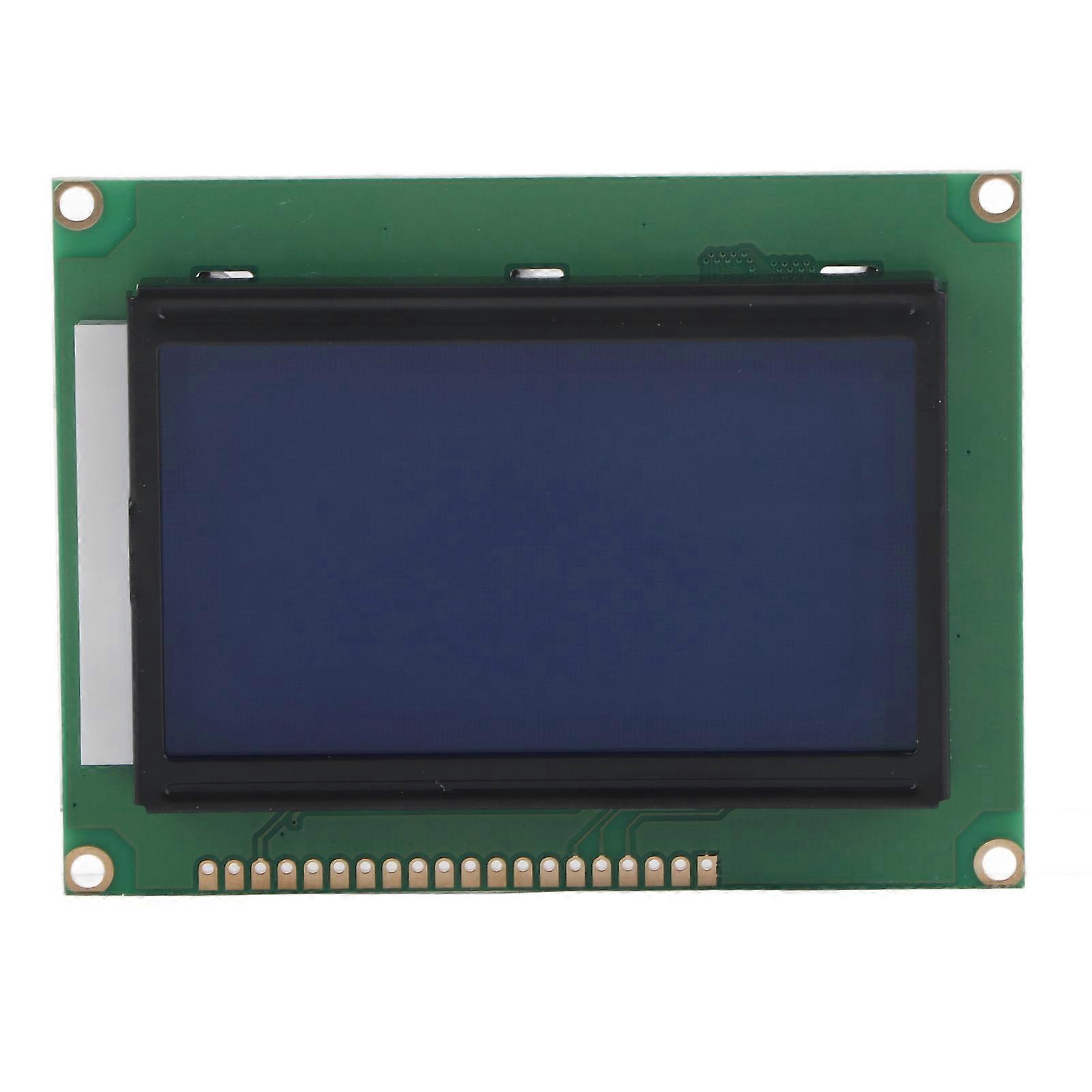 Blue Display Screen with Backlight 12864-5V Parallel Serial Port Module Board LCD12864 YEMAA