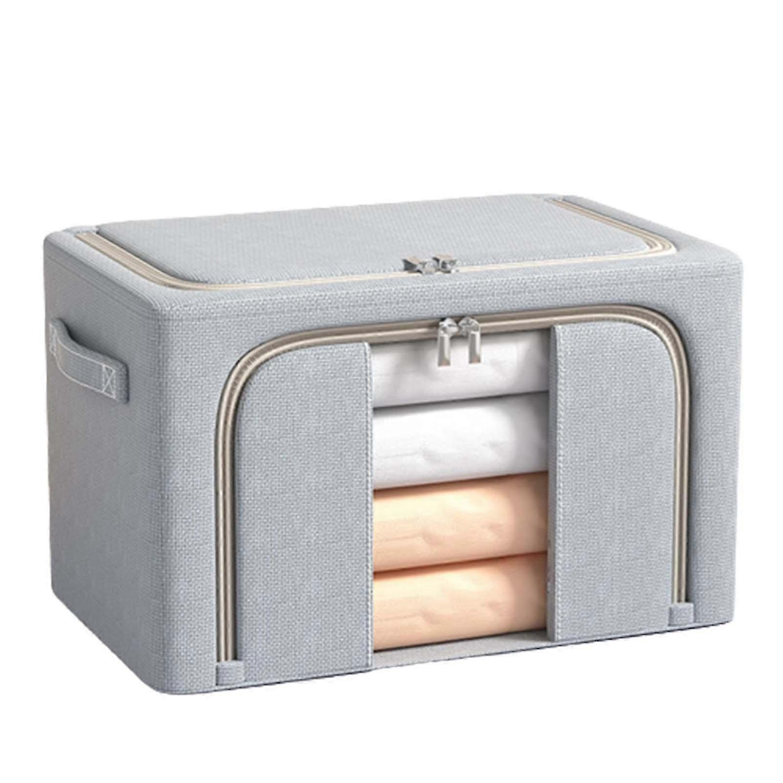 Foldable Fabric Storage Box Large Capacity Clothes Quilt Organiser For Home