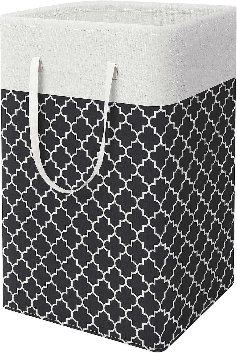 75L Large Laundry Basket Bag-Independent Waterproof Laundry Hamper with Extended Handle-Foldable Tall Washing Basket