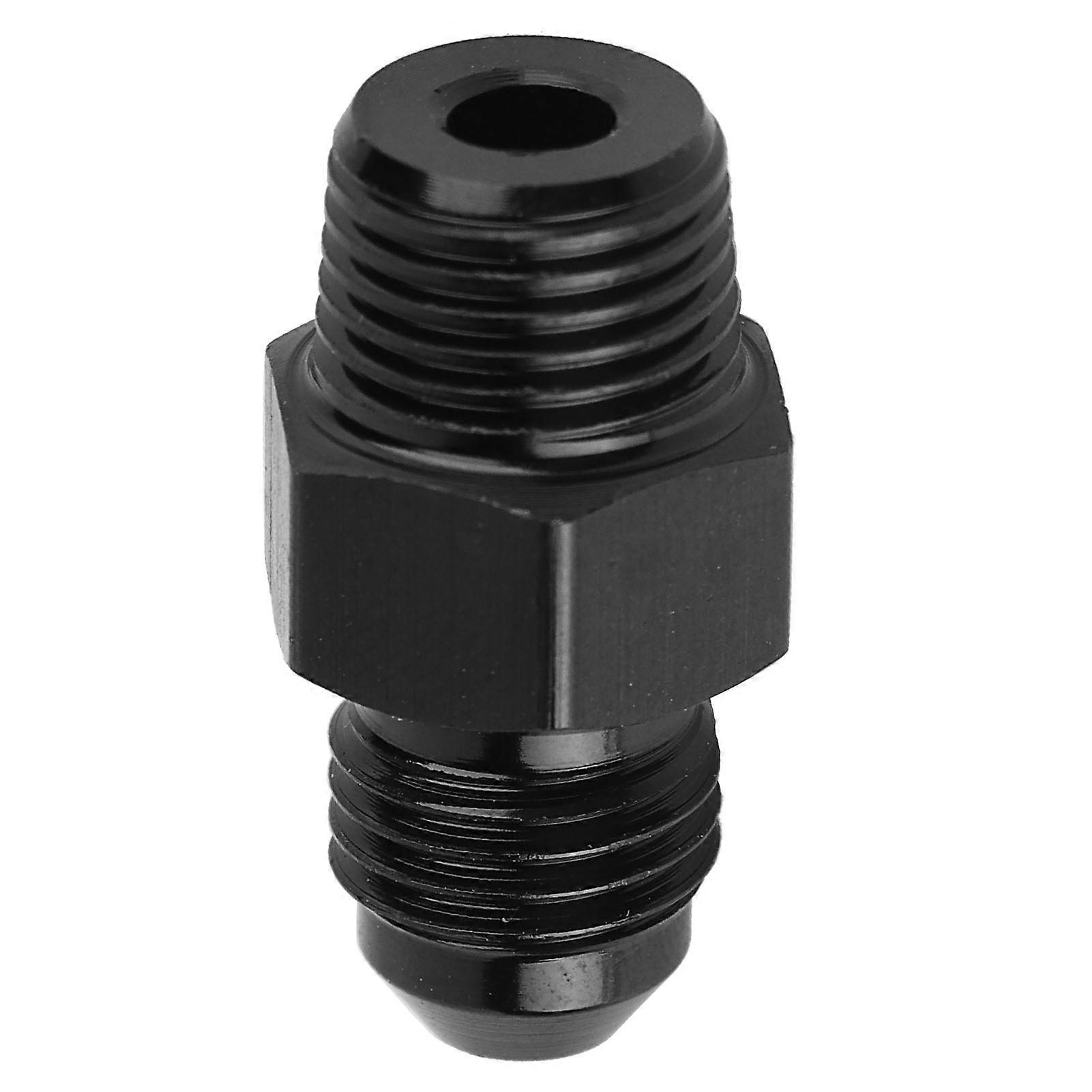 Ευθεία γραμμή καυσίμου που ταιριάζει 3AN σε 1/8NPT 6061; T6 Μαύρα αξεσουάρ αυτοκινήτων συνδετήρων προσαρμοστών αργιλίου