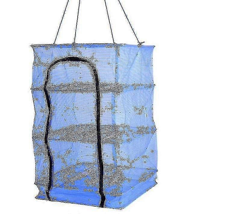 Jcsw Séchoir Pliant Poisson Mesh Pendu Filet Sec 4 Couche 19x 19 X 25.6inch