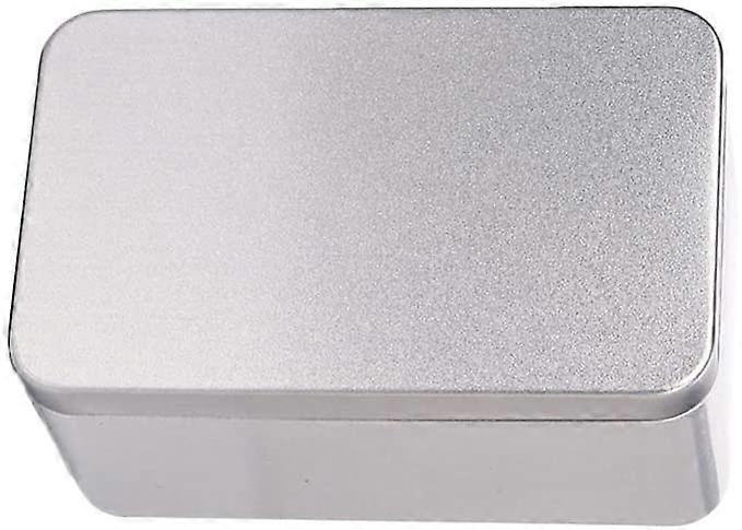 Rectangular metal box - Tinplate - 13 x 8 x 6 cm